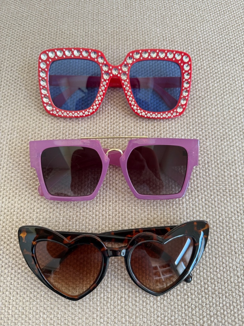 FARM Rio Red, Purple & Tortoiseshell Sunglasses Trio